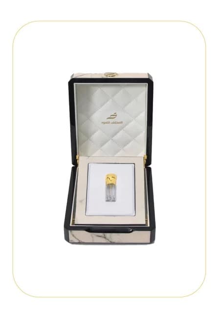 صندوق دهن عود رخامي ابيض