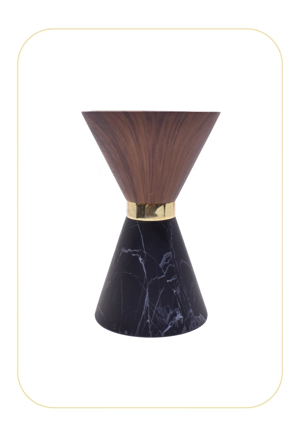 مبخرة رخامية أسود و بني